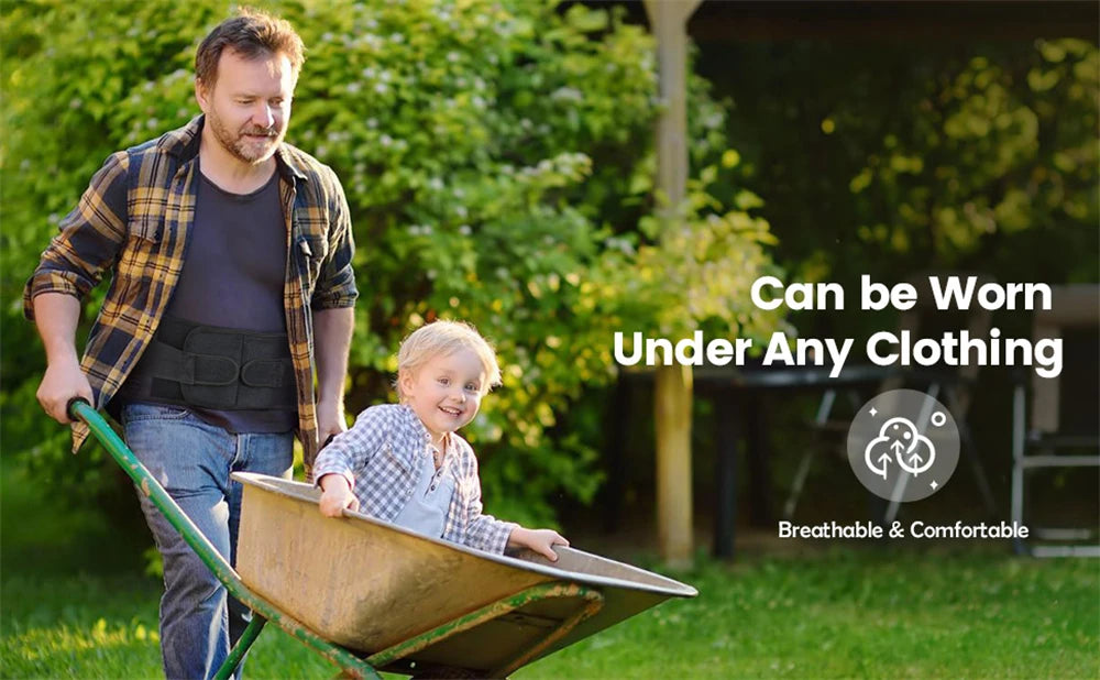 BackEase - Back Brace for Lower Back Pain
Lumbar Support for Heavy Lifting Men Women
Breathable Waist Support Relief Sciatica