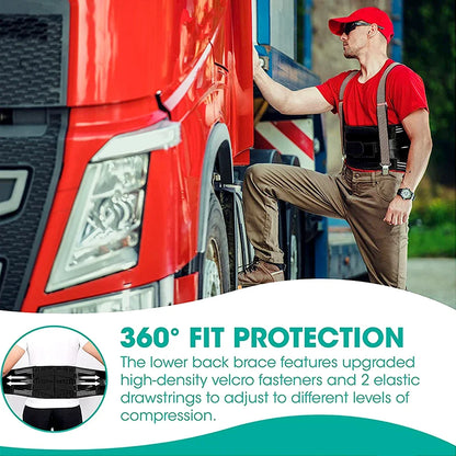 BackEase - Back Brace for Lower Back Pain
Lumbar Support for Heavy Lifting Men Women
Breathable Waist Support Relief Sciatica